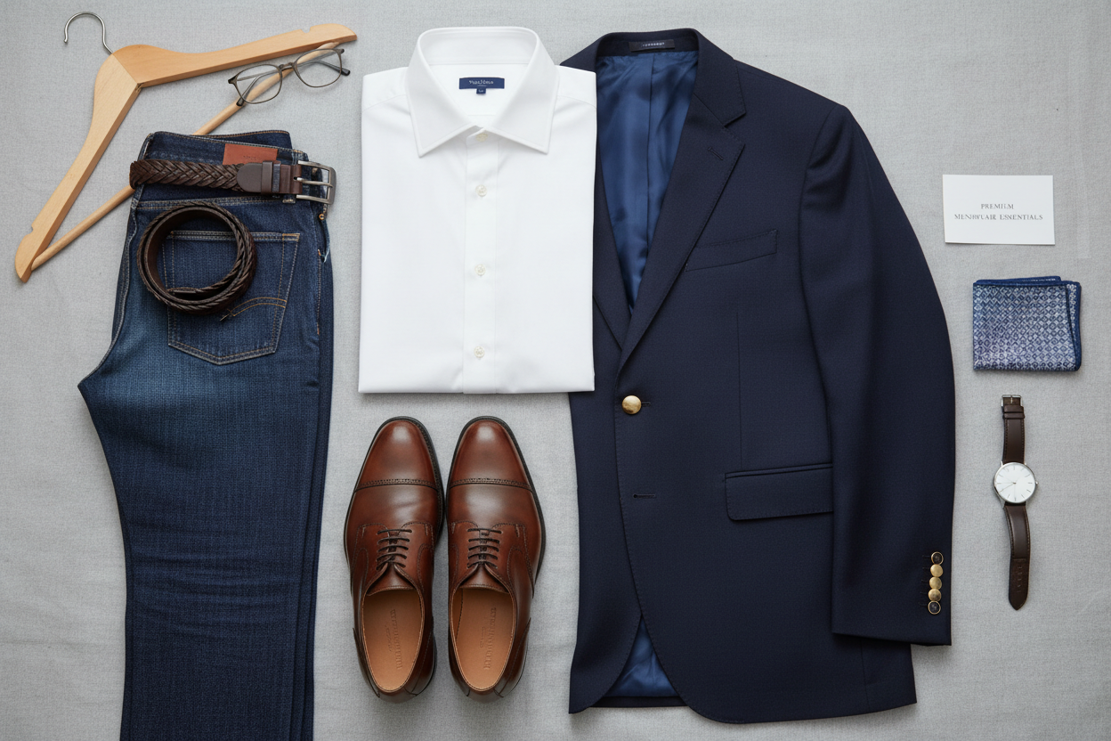 Men's Wardrobe Essentials 2026: 12 Must-Have Pieces Every Man Needs ...