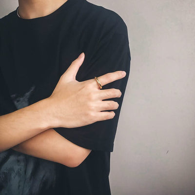 Love Ring Titanium Steel Ring - Elanique