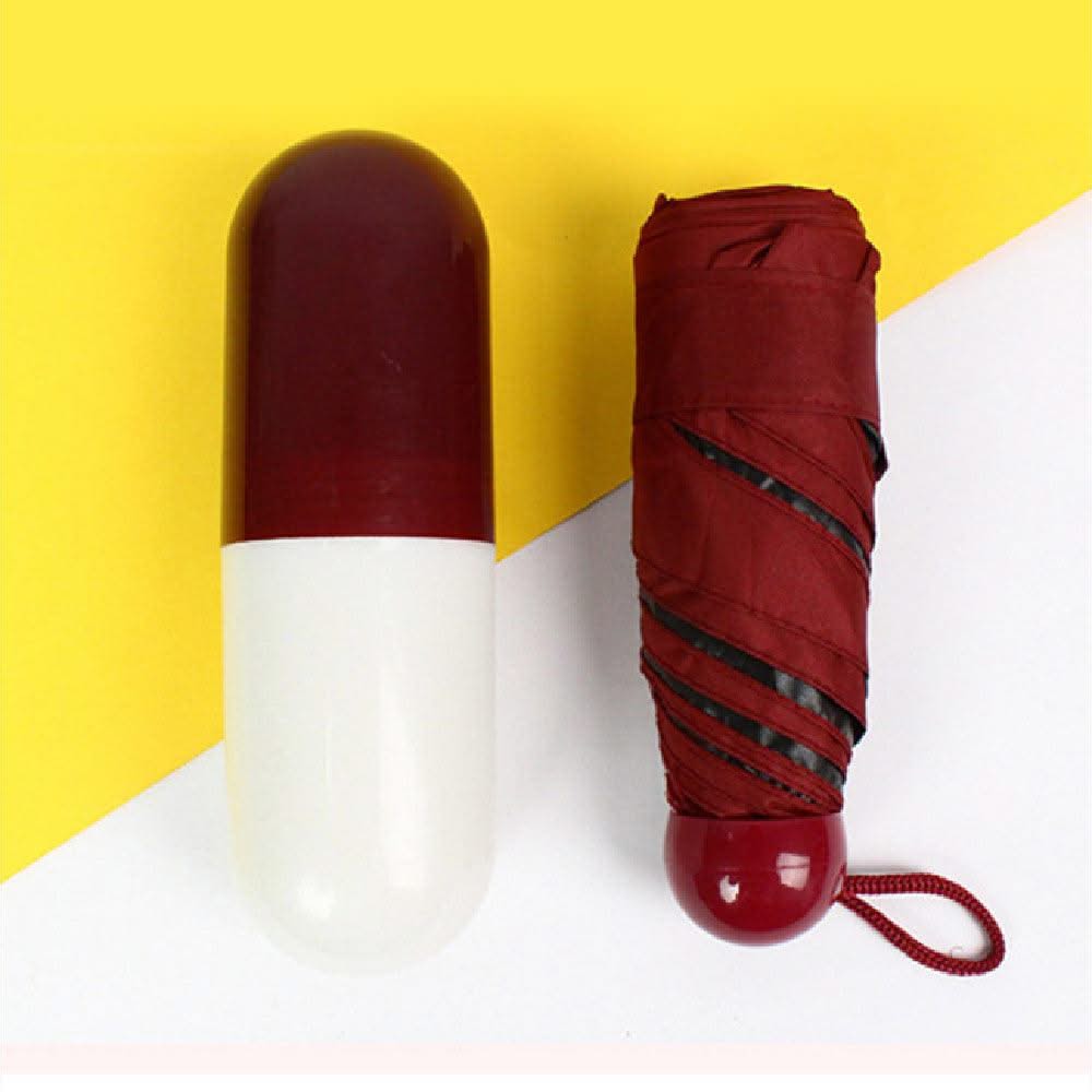 Mini Capsule Umbrella for Portable Pockets - Elanique