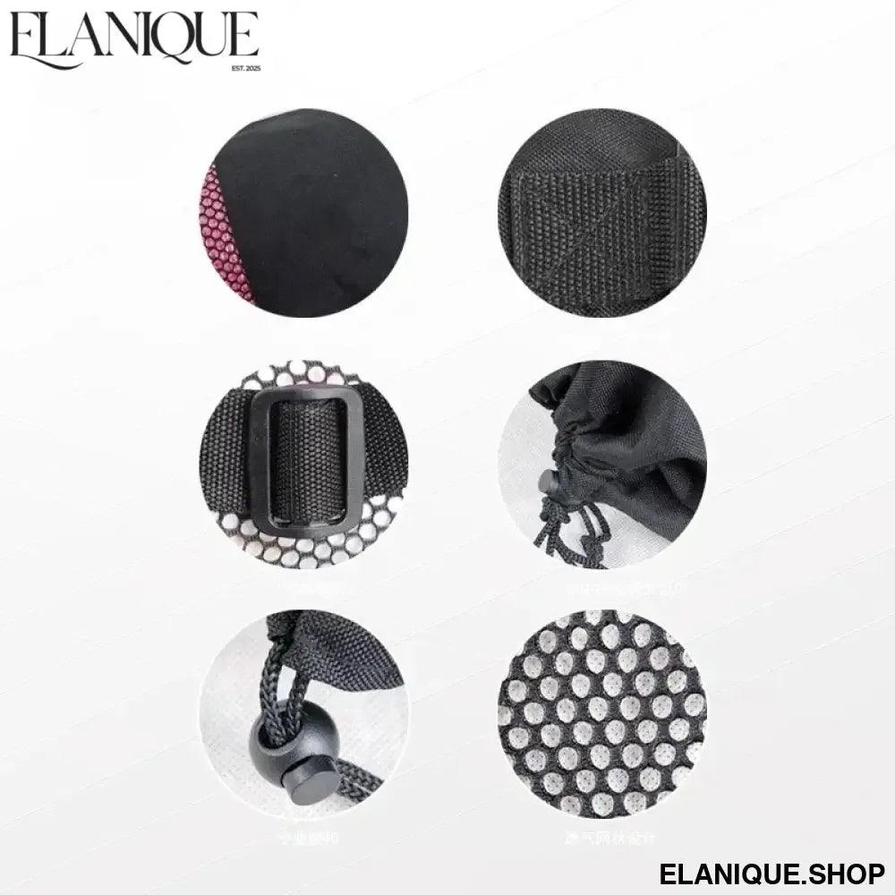 1 PCS Yoga Mat Bag Exercise Fitness Carrier Nylon Mesh Center Adjustable Strap Pilates Fitness Body Building Sports Equipment - Elanique
