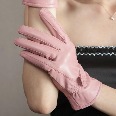 Butterfly style split finger women gloves