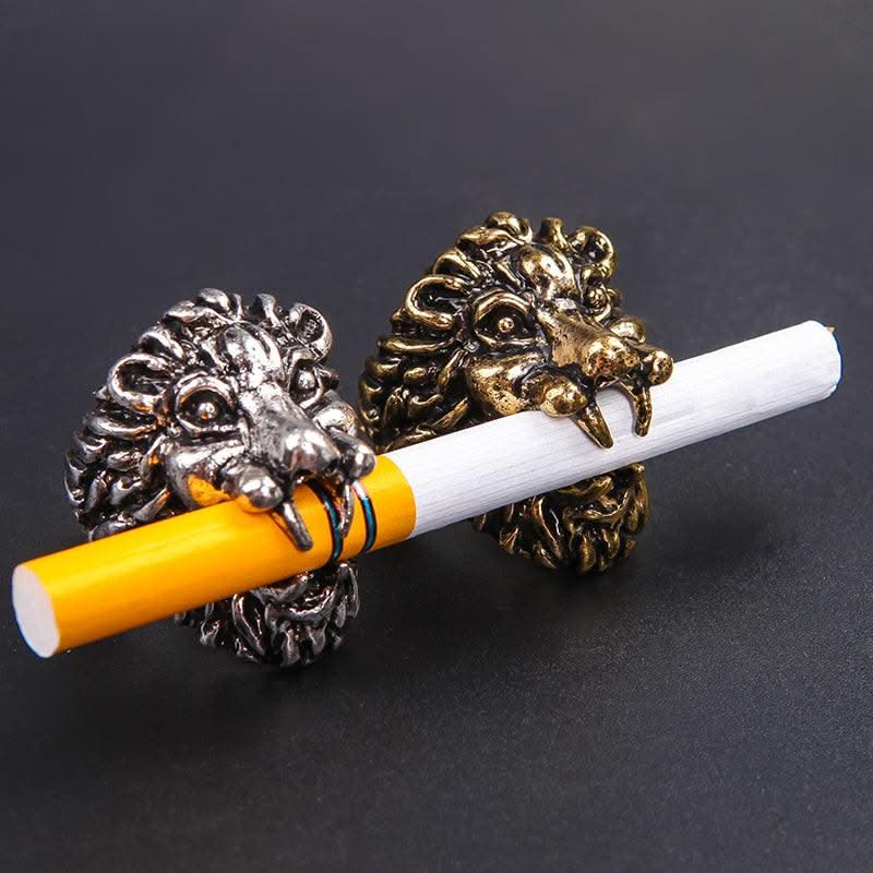 New Cigarette Holder Rack Stand Finger Ring Gadgets for Men Smoking Pipe Smoking Accessories - Elanique
