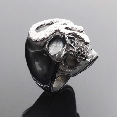 Fashion Black Snake Skull Rings - Elanique