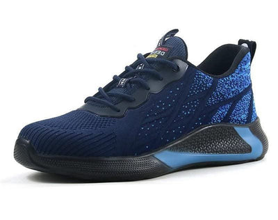 Men Work Safety Shoes Anti-Puncture Working Sneakers Male Indestructible Work Shoes Men Boots Lightweight Men Shoes Safety Boots - Elanique