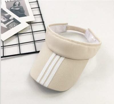 Striped Fashion Women Men Sun Visor Beanie Hats - Elanique