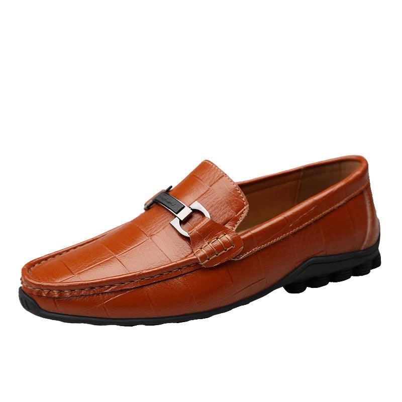 Newest Men Shoes Leather Genuine Casual Loafers Men - Elanique