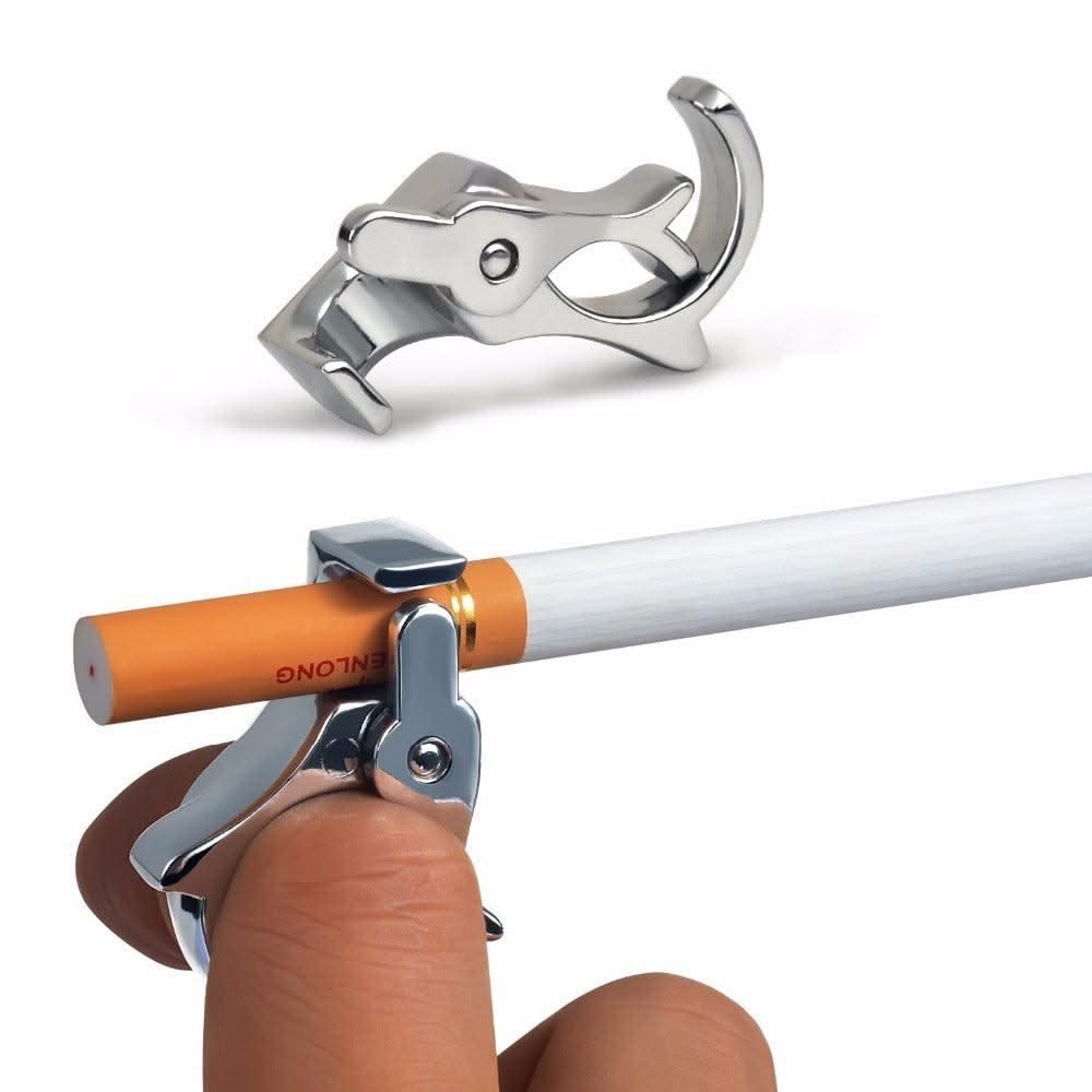 New Cigarette Holder Rack Stand Finger Ring Gadgets for Men Smoking Pipe Smoking Accessories - Elanique