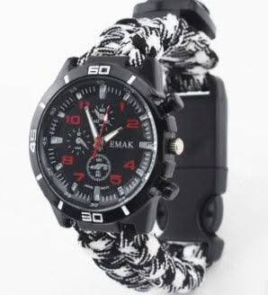 Compass Woven Watch with Multi-Function Watch
