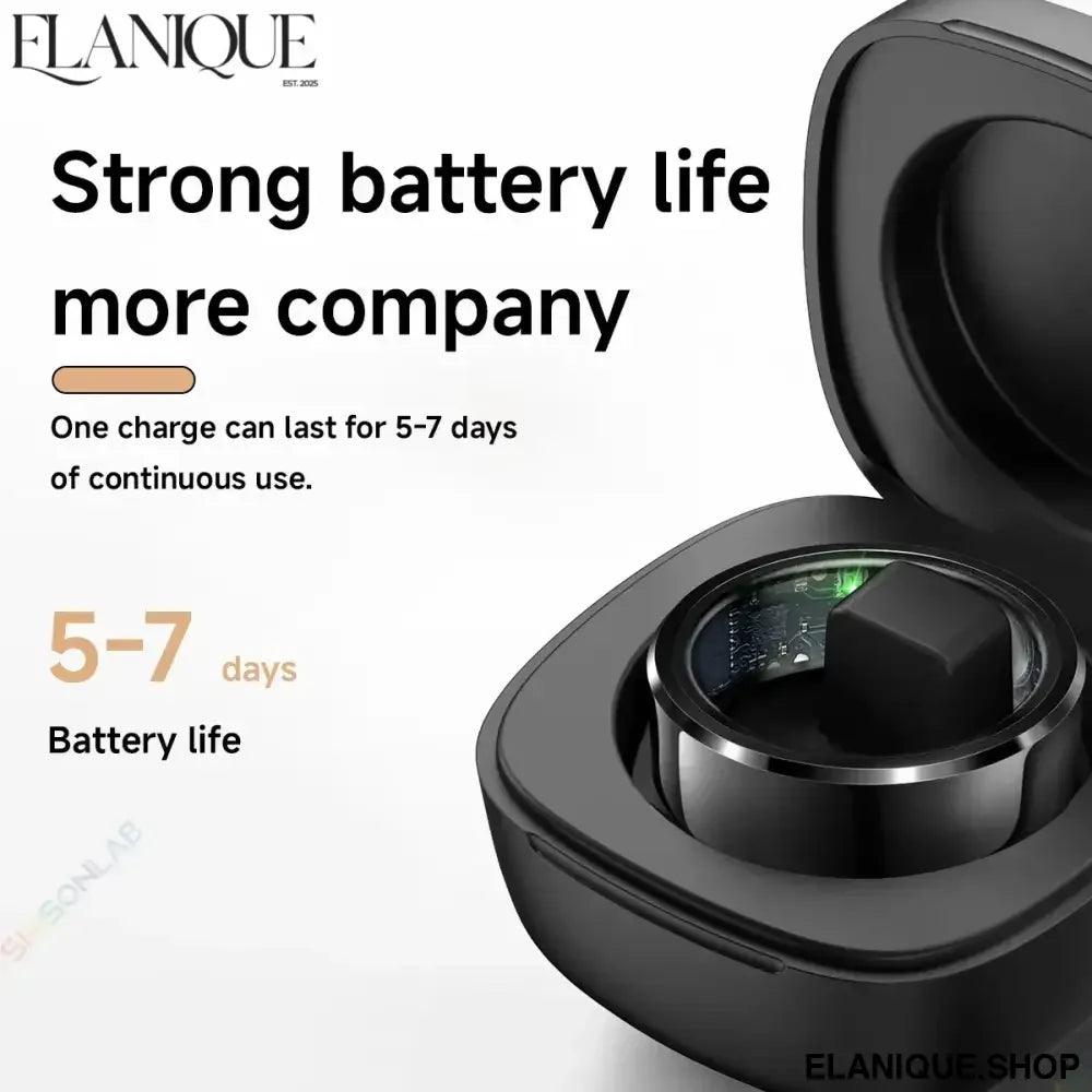 2025 Smart Ring Sleep Monitor Health IP68 R06 Large Battery - Elanique