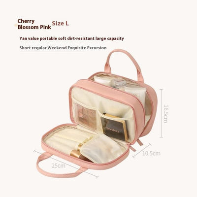 New Portable Cosmetic Bag With Large Capacity Waterproof For Women