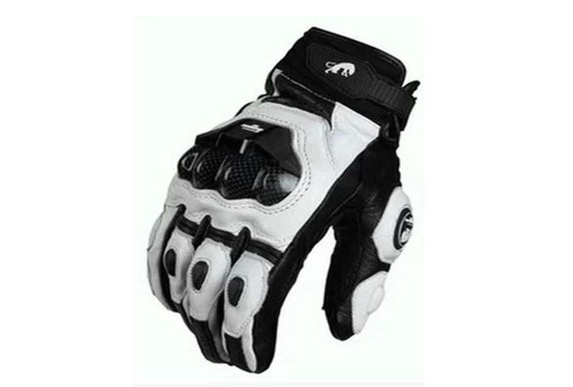 Motorcycle Locomotive Equipment Knight Carbon Fiber Leather Windproof Men and women Four Seasons Anti-fall Off-road Racing Riding Gloves