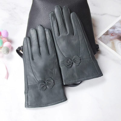 Butterfly style split finger women gloves