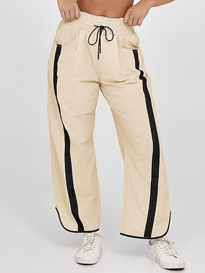 Casual Loose Drawstring Bucket Pants Women's Clothing