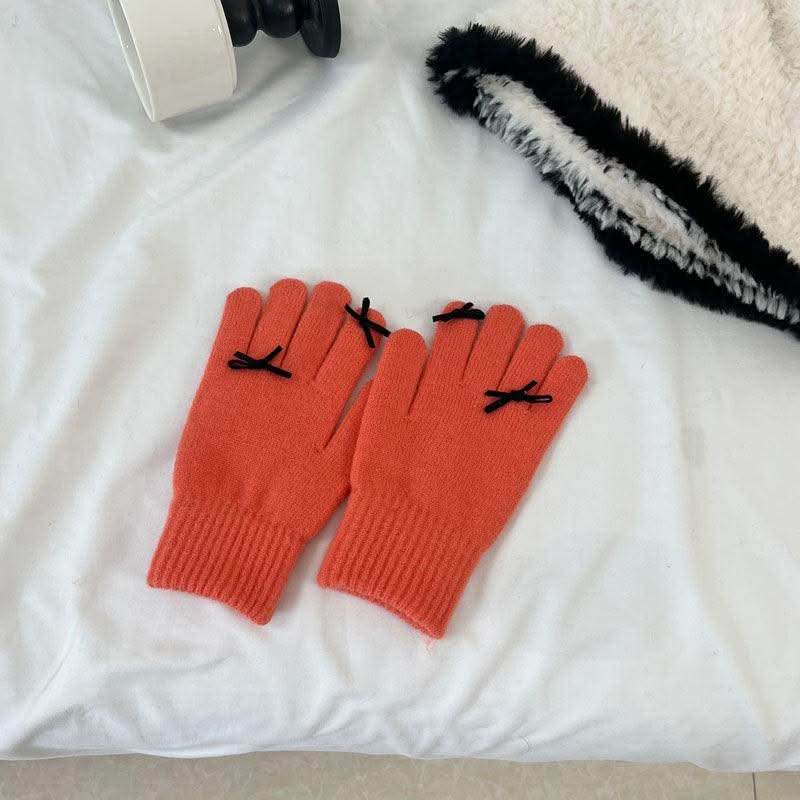 Facial Expression Bag Gloves For Women
