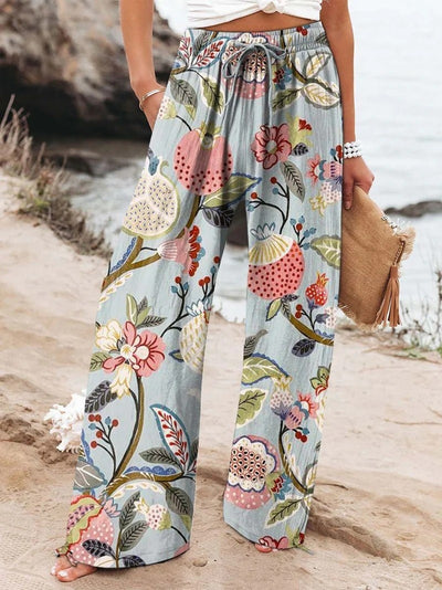 Women's Fashion Casual Pattern Printed Trousers