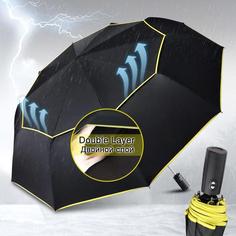 Fully automatic folding umbrella for men and women - Elanique