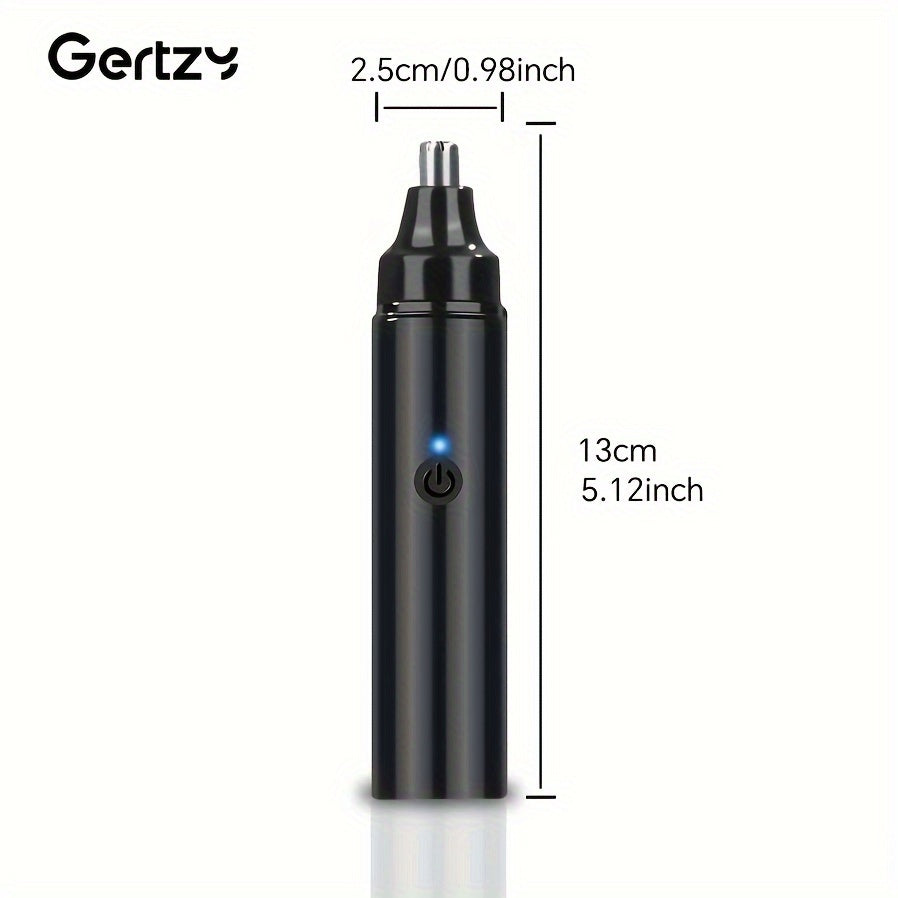 GERTZY Ear And Nose Hair Trimmer for Men Rechargeable - USB Electric Nose Hair Trimmer for Women - Painless Eyebrow Facial Hair Removal Nose Clipper, Father's Day Gift