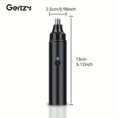 GERTZY Ear And Nose Hair Trimmer for Men Rechargeable - USB Electric Nose Hair Trimmer for Women - Painless Eyebrow Facial Hair Removal Nose Clipper, Father's Day Gift