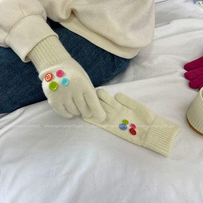 Facial Expression Bag Gloves For Women