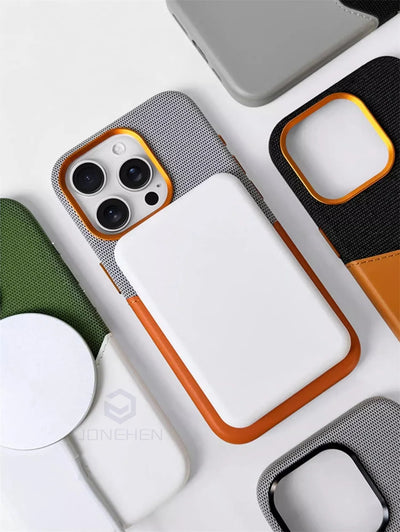 Magnetic Leather Card Holder Case for iPhone