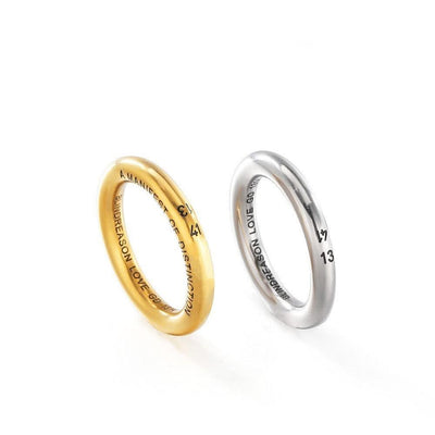 Love Ring Titanium Steel Ring - Elanique