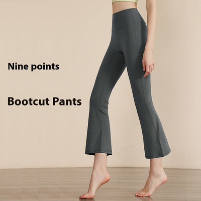 Wide Leg Yoga Pants Women's High Waist Stretch Fitness