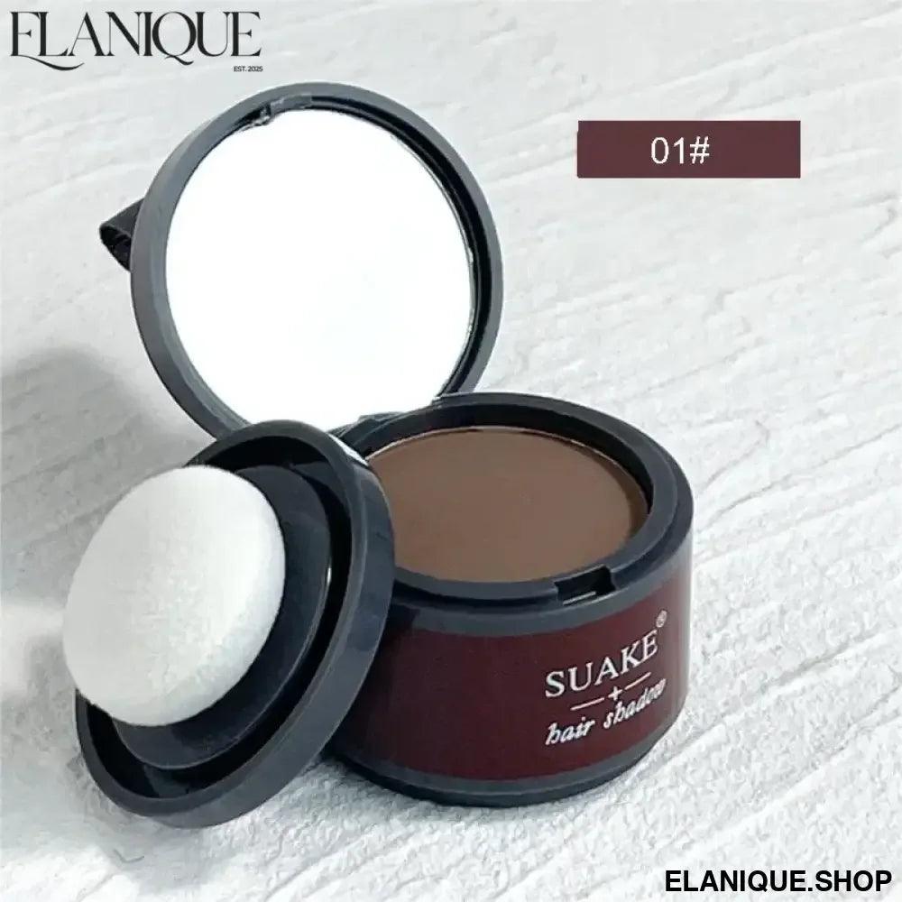 4-color Hairline Powder, Contouring Shadow Powder, Forehead Hairline Powder, Waterproof and Sweat-proof, Long-lasting - Elanique