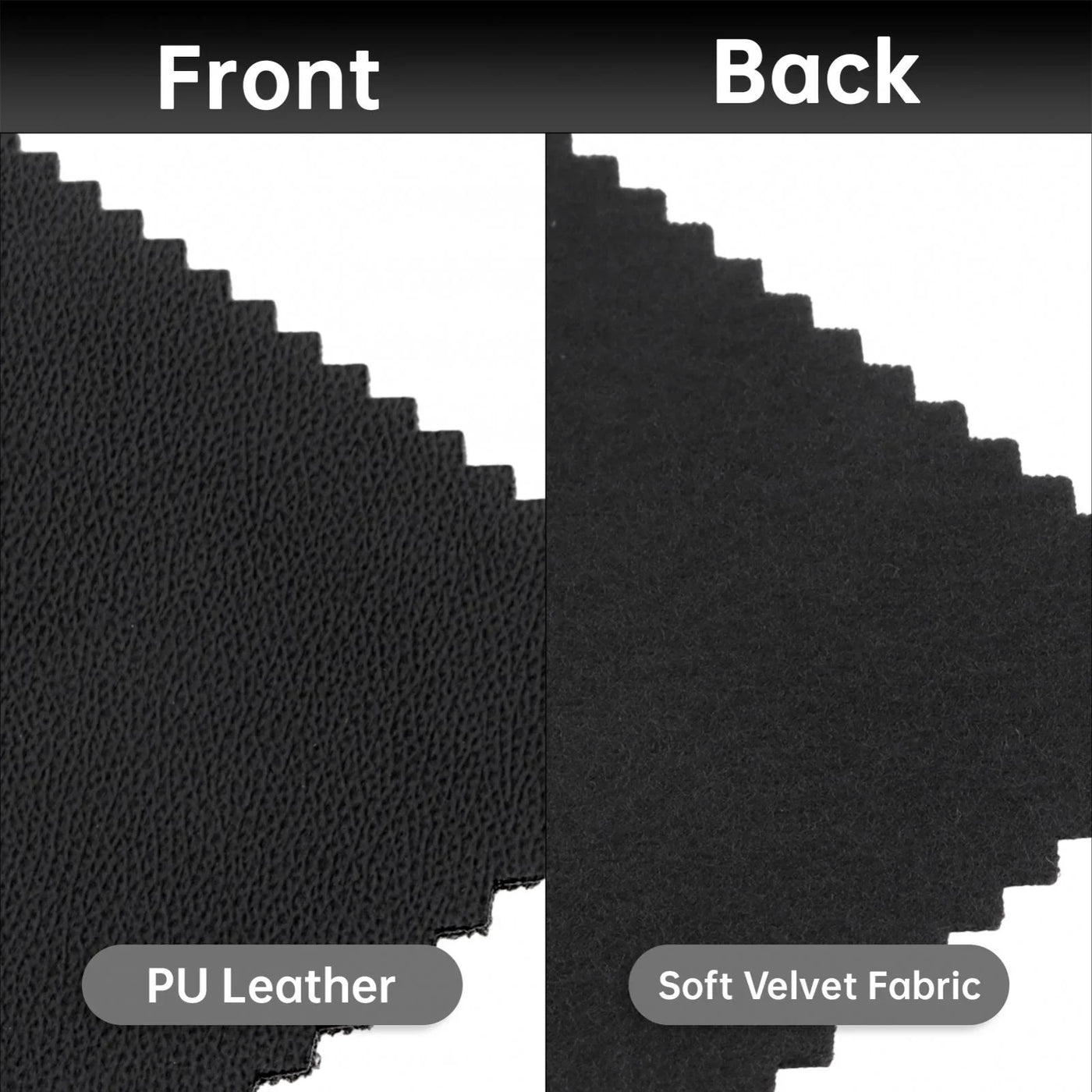 125x15.5cm/49.2x6.1inch PU Leather Black Piano Keyboard Dust Cover for 88 Keys Upright Pianos / Grand Pianos / Electric Pianos