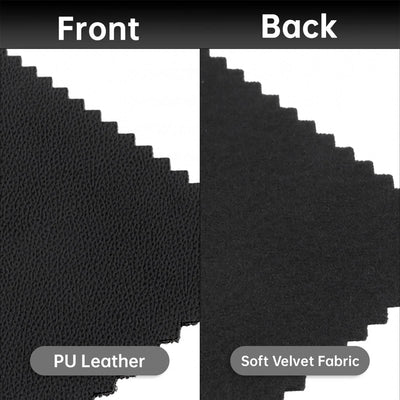 125x15.5cm/49.2x6.1inch PU Leather Black Piano Keyboard Dust Cover for 88 Keys Upright Pianos / Grand Pianos / Electric Pianos