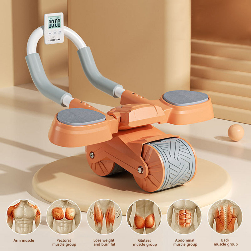 Men And Women Home Elbow Support Rebound Abdominal Wheel Exercise Fitness Equipment