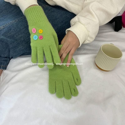 Facial Expression Bag Gloves For Women