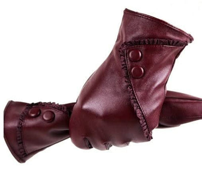 EXCLUSIVE WOMEN ONLY Soft winter Leather Gloves