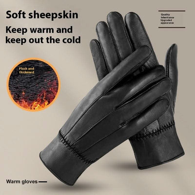 Genuine Leather Gloves For Men Women