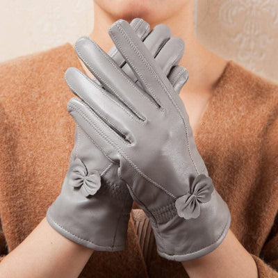 Butterfly style split finger women gloves