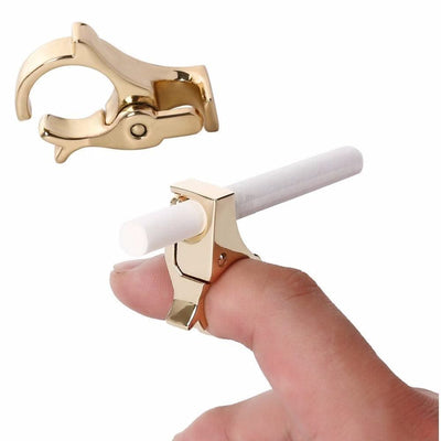 New Cigarette Holder Rack Stand Finger Ring Gadgets for Men Smoking Pipe Smoking Accessories - Elanique