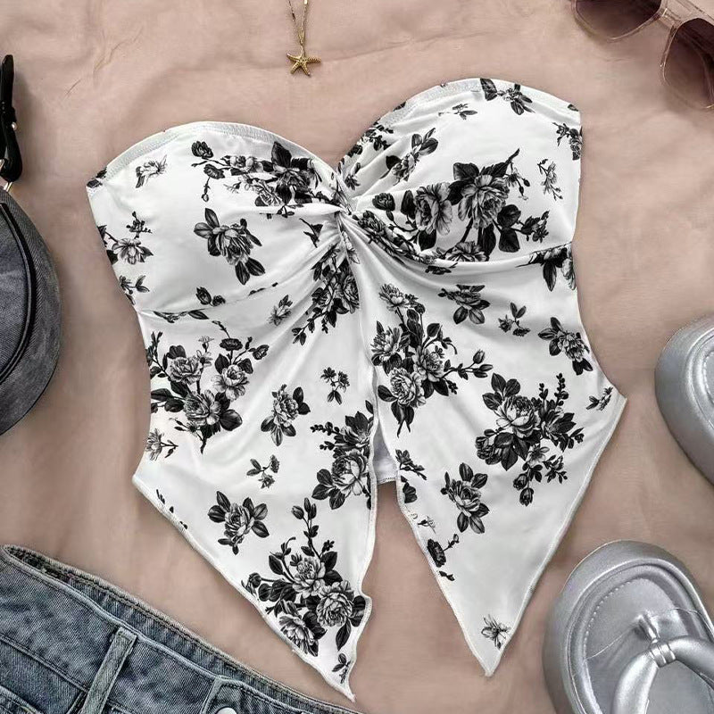 Sexy Hot Girl Beach Tube Holiday Sleeveless Top