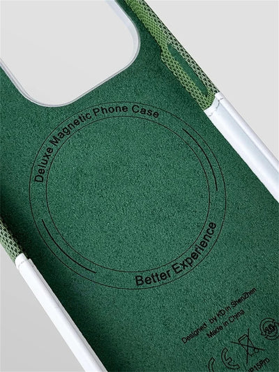 Magnetic Leather Card Holder Case for iPhone