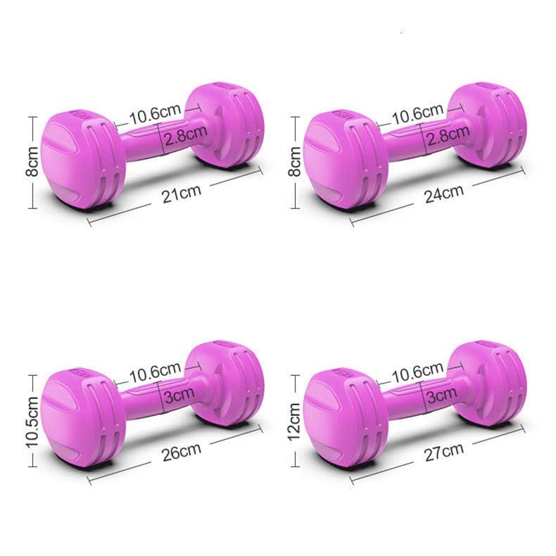 A Pair Of Fitness Equipment Women Dumbbells