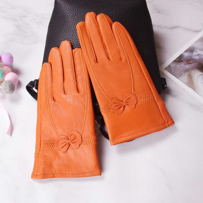 Butterfly style split finger women gloves