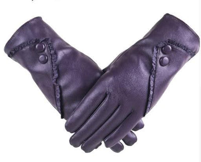 EXCLUSIVE WOMEN ONLY Soft winter Leather Gloves