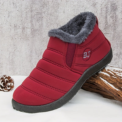 Women Winter Boots Slip On Winter Shoes for Women Ankle Boots Female Snow Boots, Winter Ankle Boots for Women, Snow Boots for Women High Quality Non Slip, Shoes for Women Winter, Fleece Boots, High Quality Winter Boots