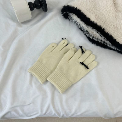 Facial Expression Bag Gloves For Women