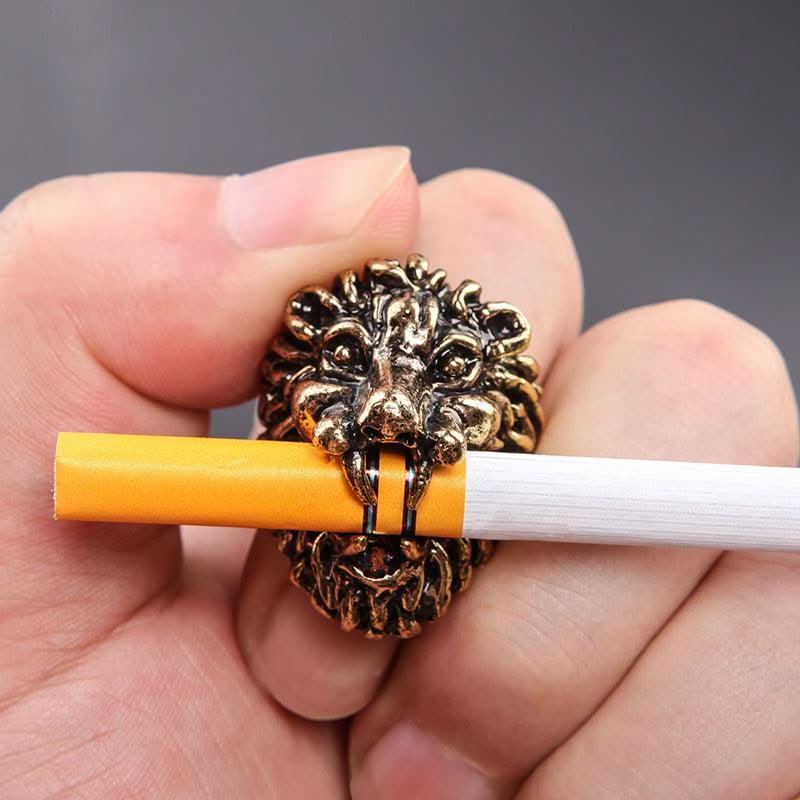 New Cigarette Holder Rack Stand Finger Ring Gadgets for Men Smoking Pipe Smoking Accessories - Elanique