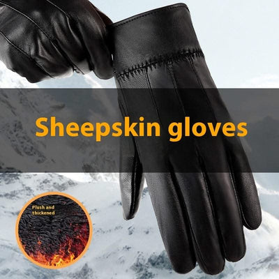 Genuine Leather Gloves For Men Women