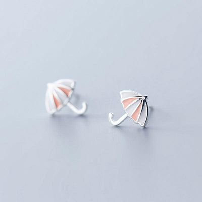 Fashion Personalized And Mori Small Umbrella Stud Earrings For Women