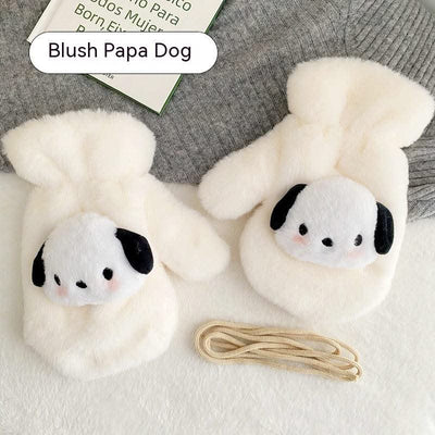 Plush Warm Gloves
