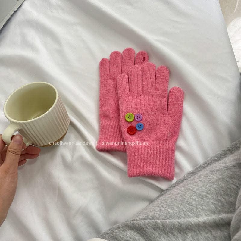 Facial Expression Bag Gloves For Women