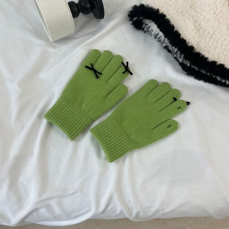 Facial Expression Bag Gloves For Women
