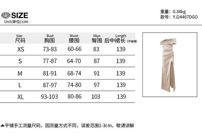 Elegant Off Shoulder Satin Slit Dress, Wedding Extra Long Formal Gown, Christmas Party Dress, Bridesmaid Dress