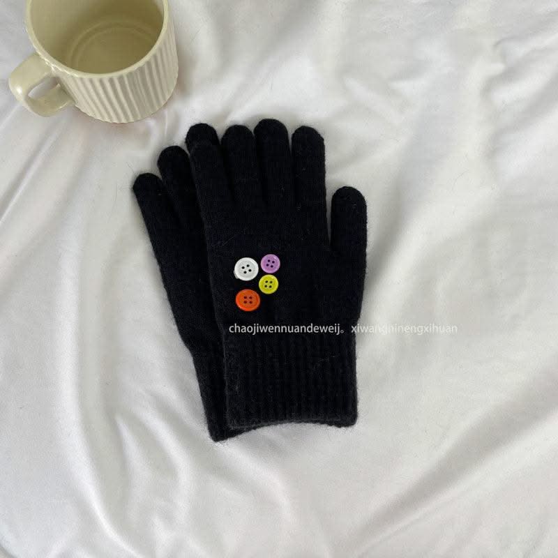 Facial Expression Bag Gloves For Women